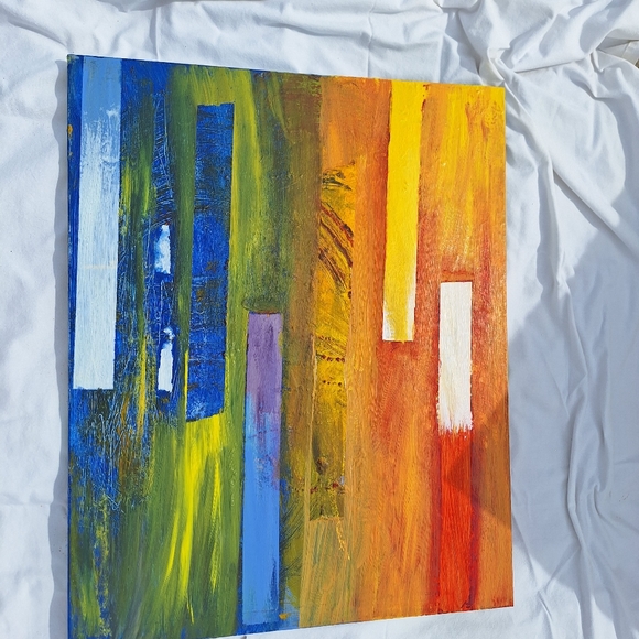 HandMade Acrylic Painting Relaxing Balanc "24 x "30 - Picture 3 of 6